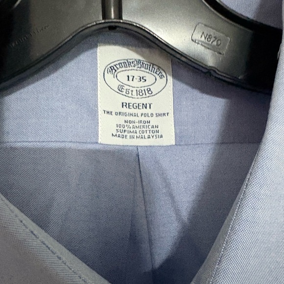 2 Brooks Brothers men’s dress shirt size 17-35 - Picture 5 of 5